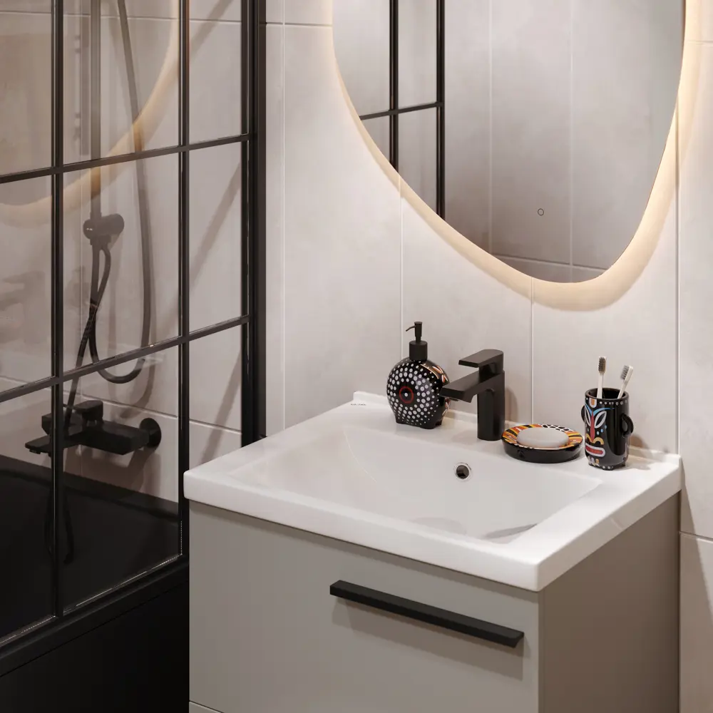 Дозатор для жидкого мыла Moroshka Bantu цвет черный STLM-2189983 - Вид №6