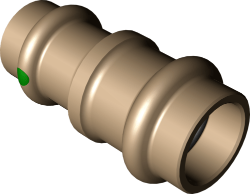 363 444 2) Модель 2215.2NC Трубопроводные системы  Profipress  Редукционные переходники Santreyd  - Вид №2