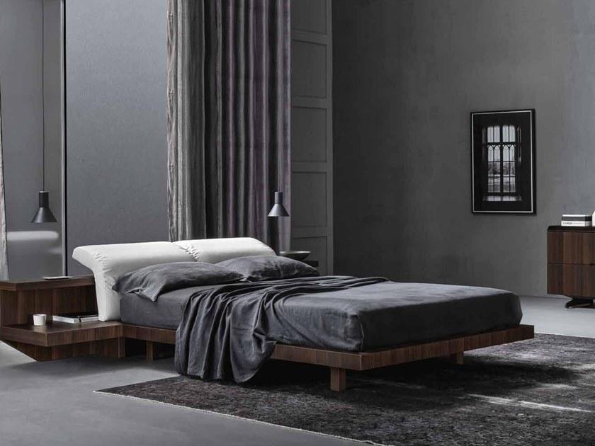 ZANETTE Двуспальная кровать из ткани с мягким изголовьем Morfeo sun-id-1486683 - Вид №3