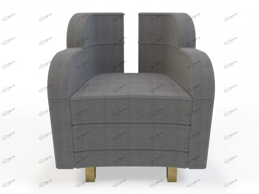 MARIONI Кресло из ткани с подлокотниками Wing I0323