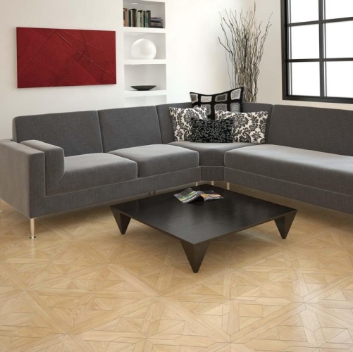 Модульный паркет Da Vinci Даниэль Дуб Натур (Гладкая) 562х562 мм 2600600129 - Вид №1