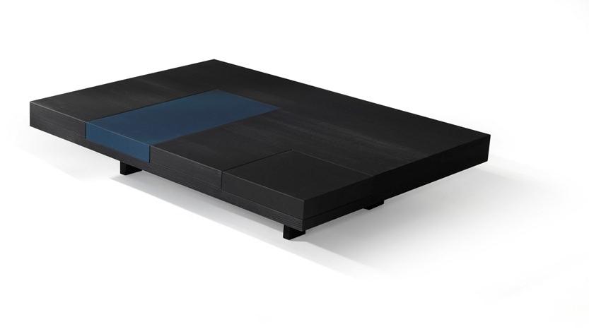 ALBEDO Низкий прямоугольный журнальный столик из лиственницы  Ny120lb  - Вид №1