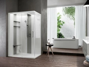 NOVELLINI Многофункциональная угловая душевая кабина Skill