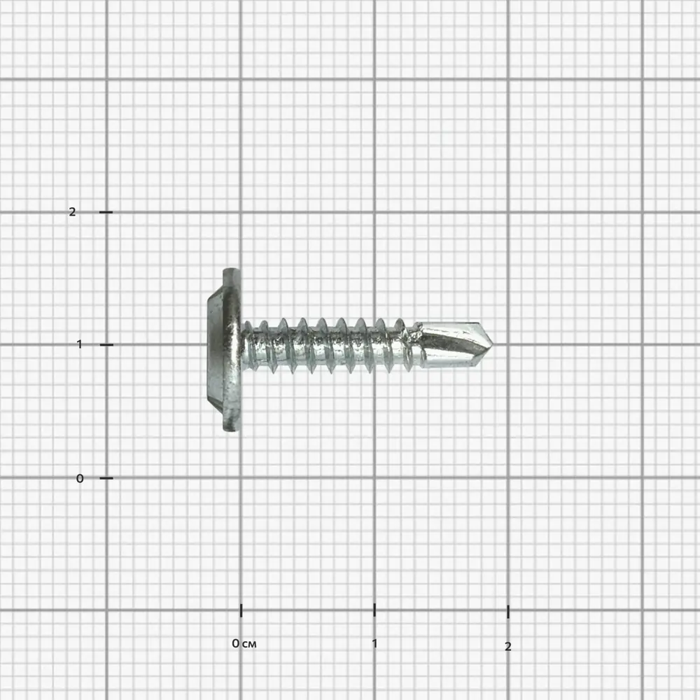 Саморезы по металлу DILWIS с пресс-шайбой со сверлом оцинкованные 4.2x19 мм 1 кг 89372250 STLM-2087395  - Вид №2