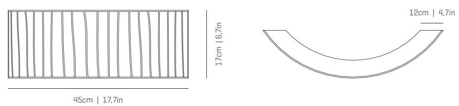 Стеклянный светодиодный настенный светильник A-Emotional Light Curvas ARCH-00054733 - Вид №2