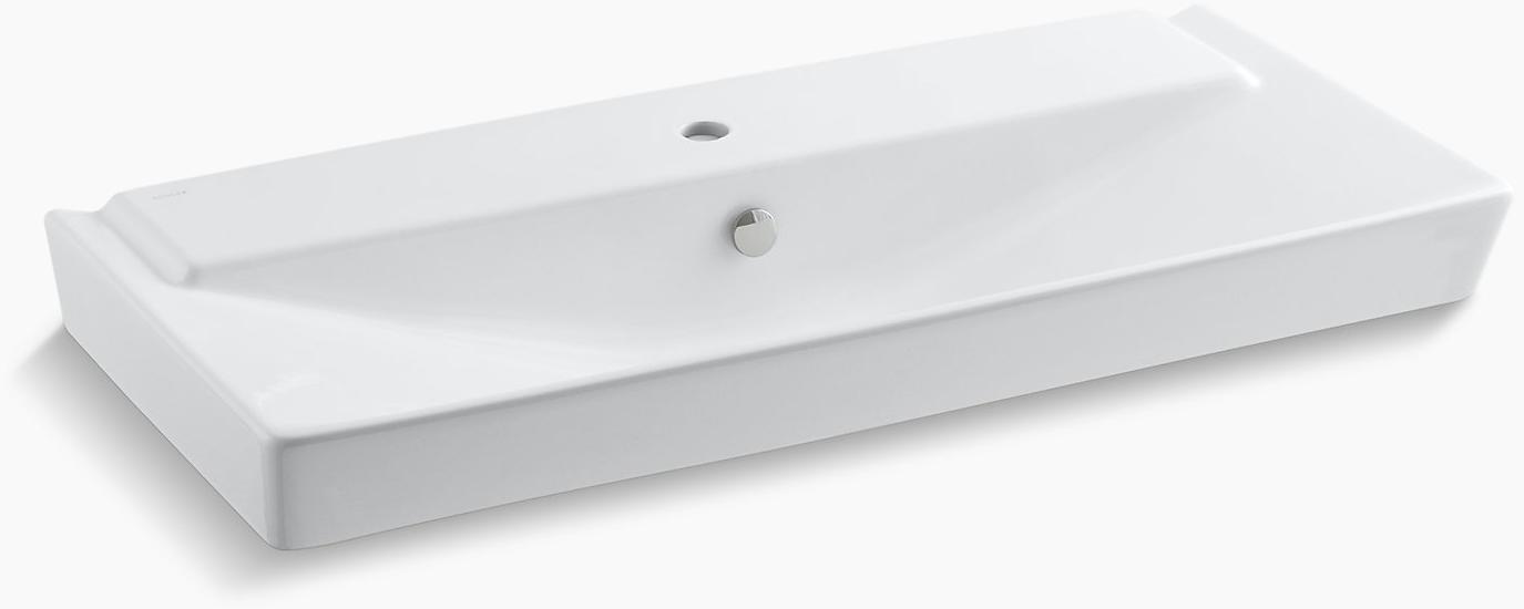 K-5026-1-0 Подвесная раковина настенная прямоугольная Kohler  белая 