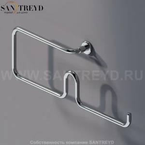 Agape O Двойной держатель для туалетной бумаги хромированный AFER0868A