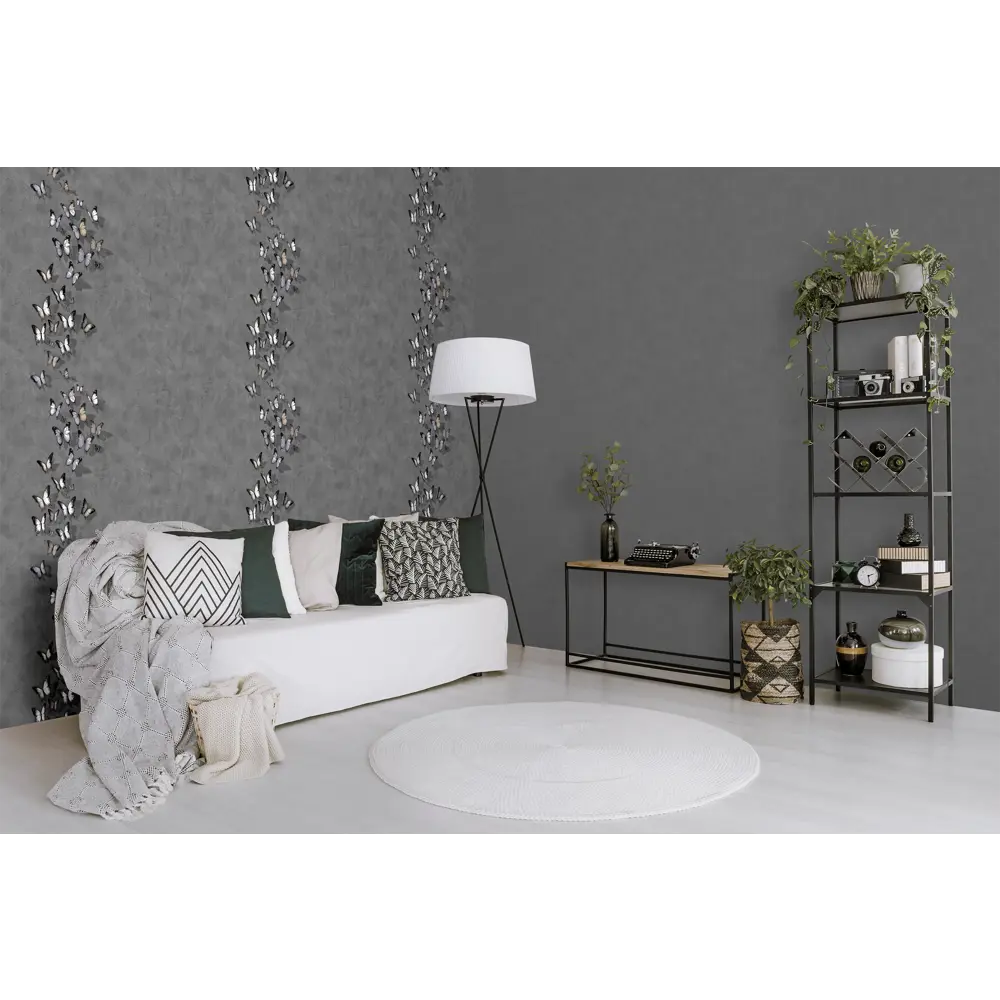 Обои флизелиновые Victoria Stenova Incanto графитовые 1.06 м VS589289 89425471 STLM-2148438 - Вид №5