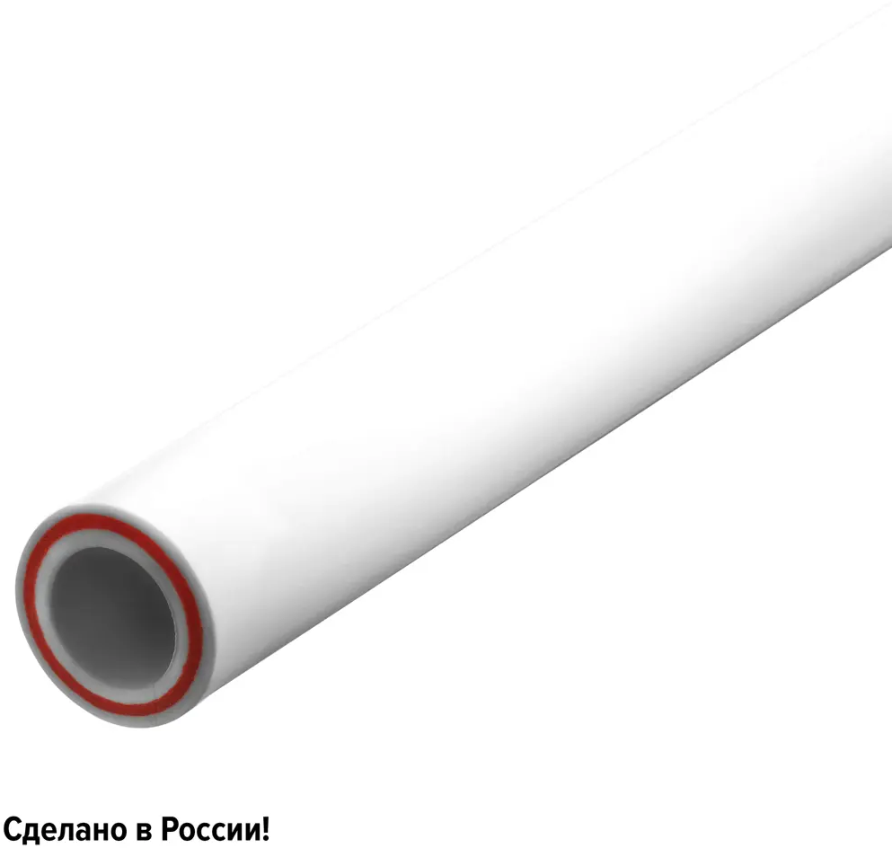 Труба полипропиленовая EQUATION армированная стекловолокном 32 мм для водоснабжения 82185771
