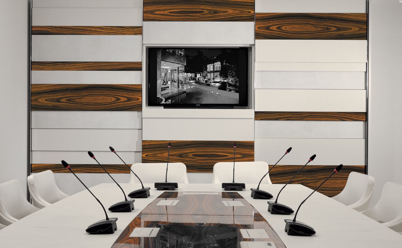 Прямоугольный стол для совещаний с системой люверсов i 4 Mariani PRESIDENT ARCH-00140462 - Вид №5