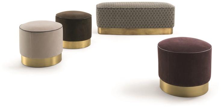 Frigerio Salotti Прямоугольный пуф из ткани Joey sun-id-1503549 - Вид №1