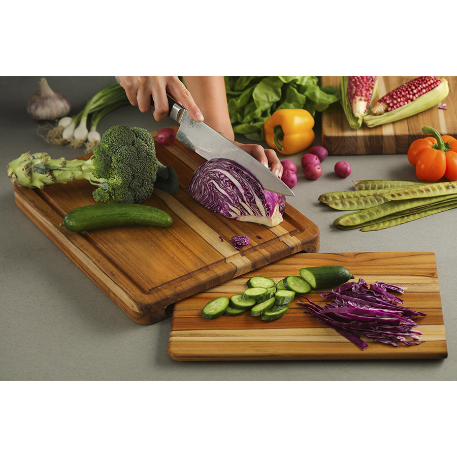 TH110 Набор раздвижной из 2 разделочных досок traditional 41x31 см TEAKHAUS  - Вид №1