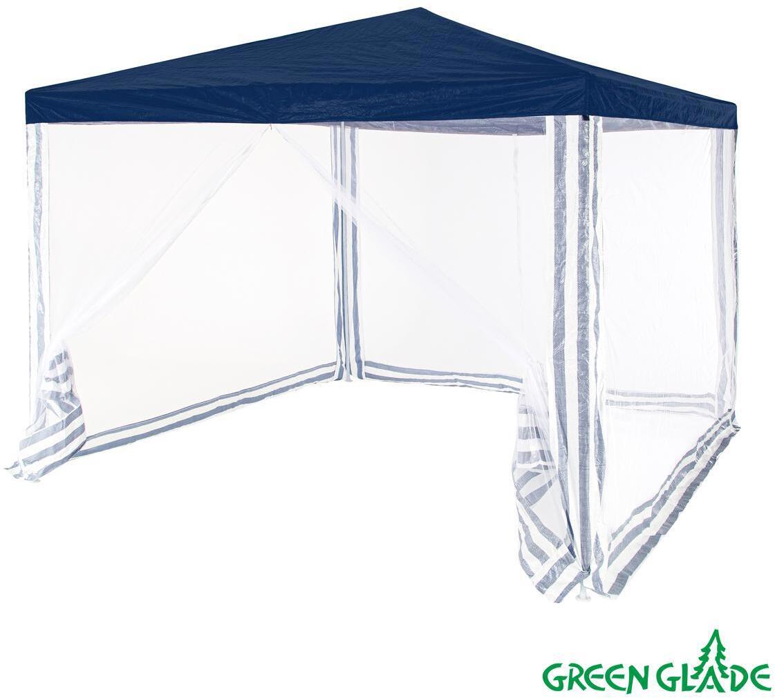 90303721 Тент садовый 3х3х2.5 синий 1033 STLM-0176022 GREEN GLADE