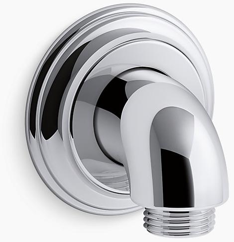 KOHLER Настенный приточный патрубок Bancroft с обратным клапаном K-22173-PB  - Вид №1