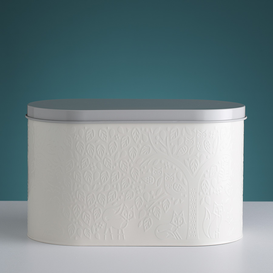 2002.214 Хлебница in the forest, 20х18х34 см, бело-серая Mason Cash  - Вид №1