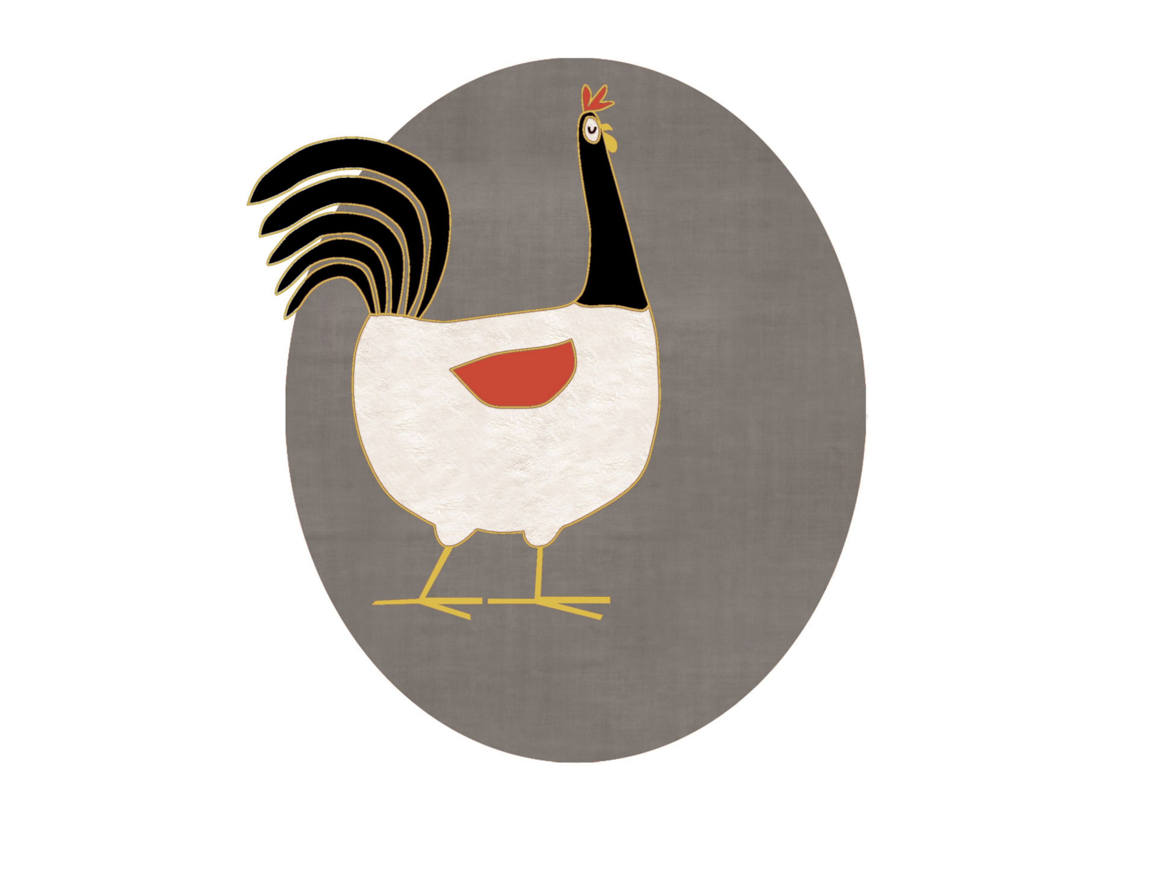 Овальный ковер из хлопка для детей Un Tapis à Paris Children ARCH-00028268