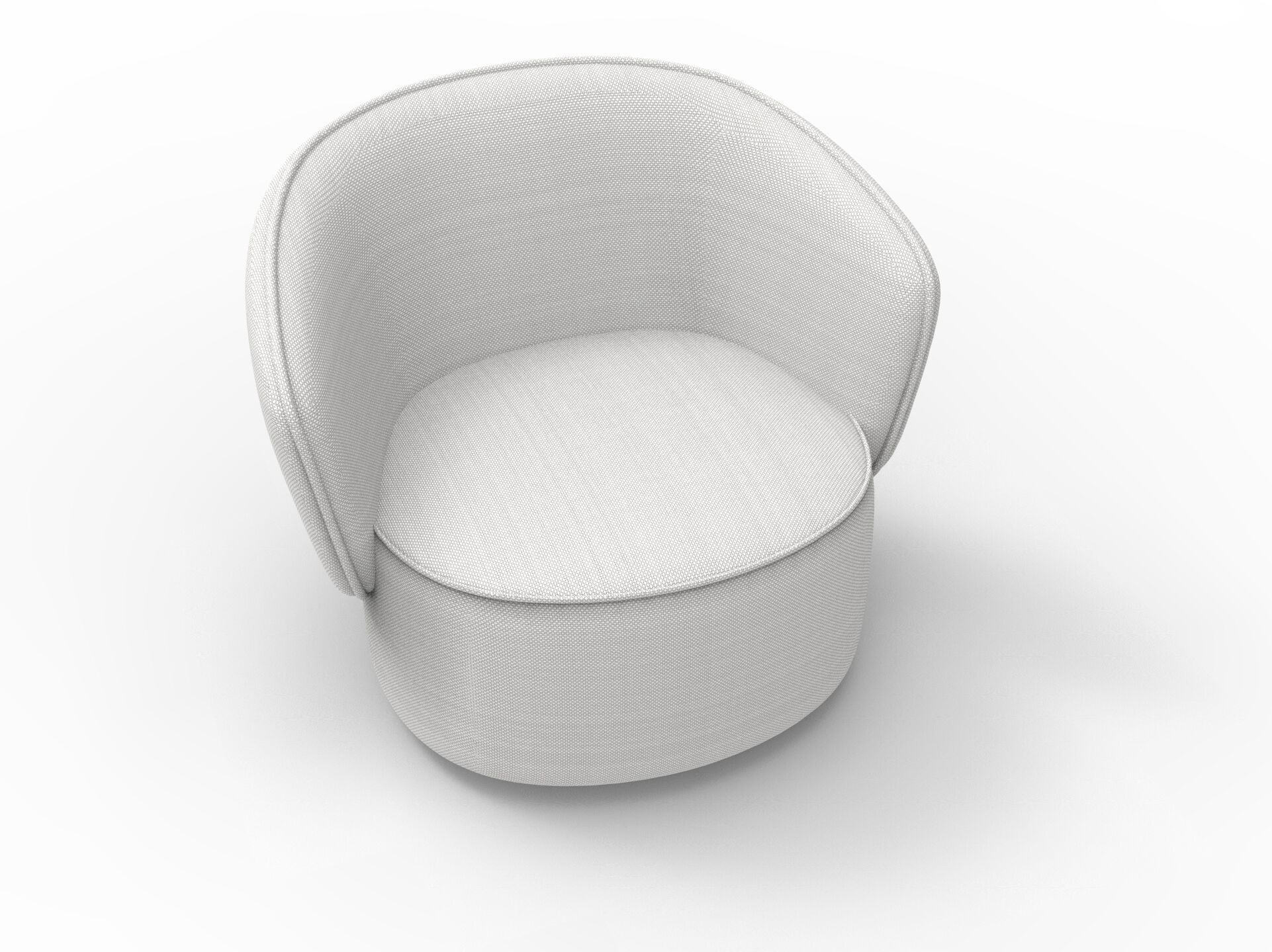 Вращающееся кресло из ткани или кожи Casamania & Horm ETOILE ARCH-00077290 - Вид №2