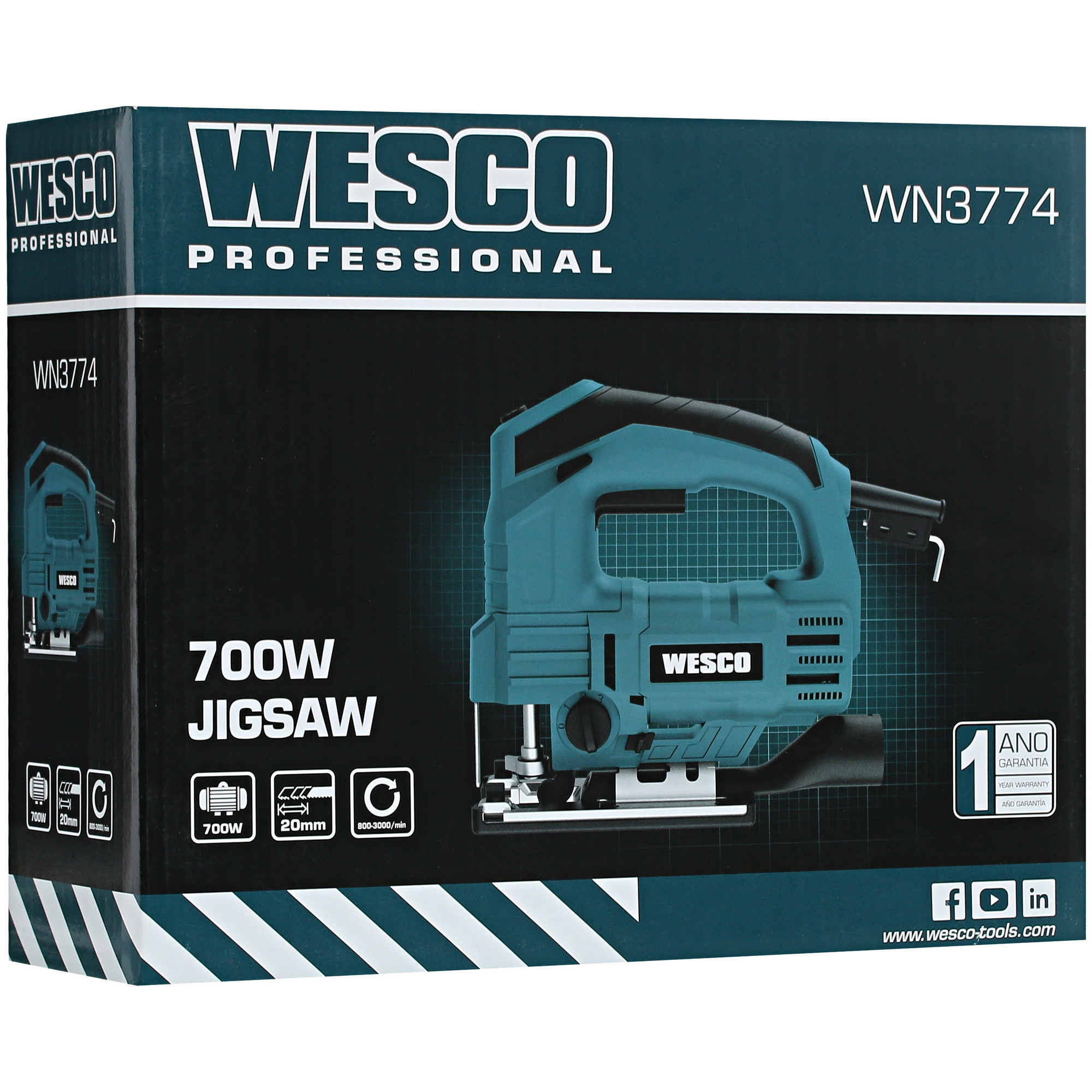 Электрический лобзик Wesco WN3774 5094331 STDN-0118181 - Вид №10