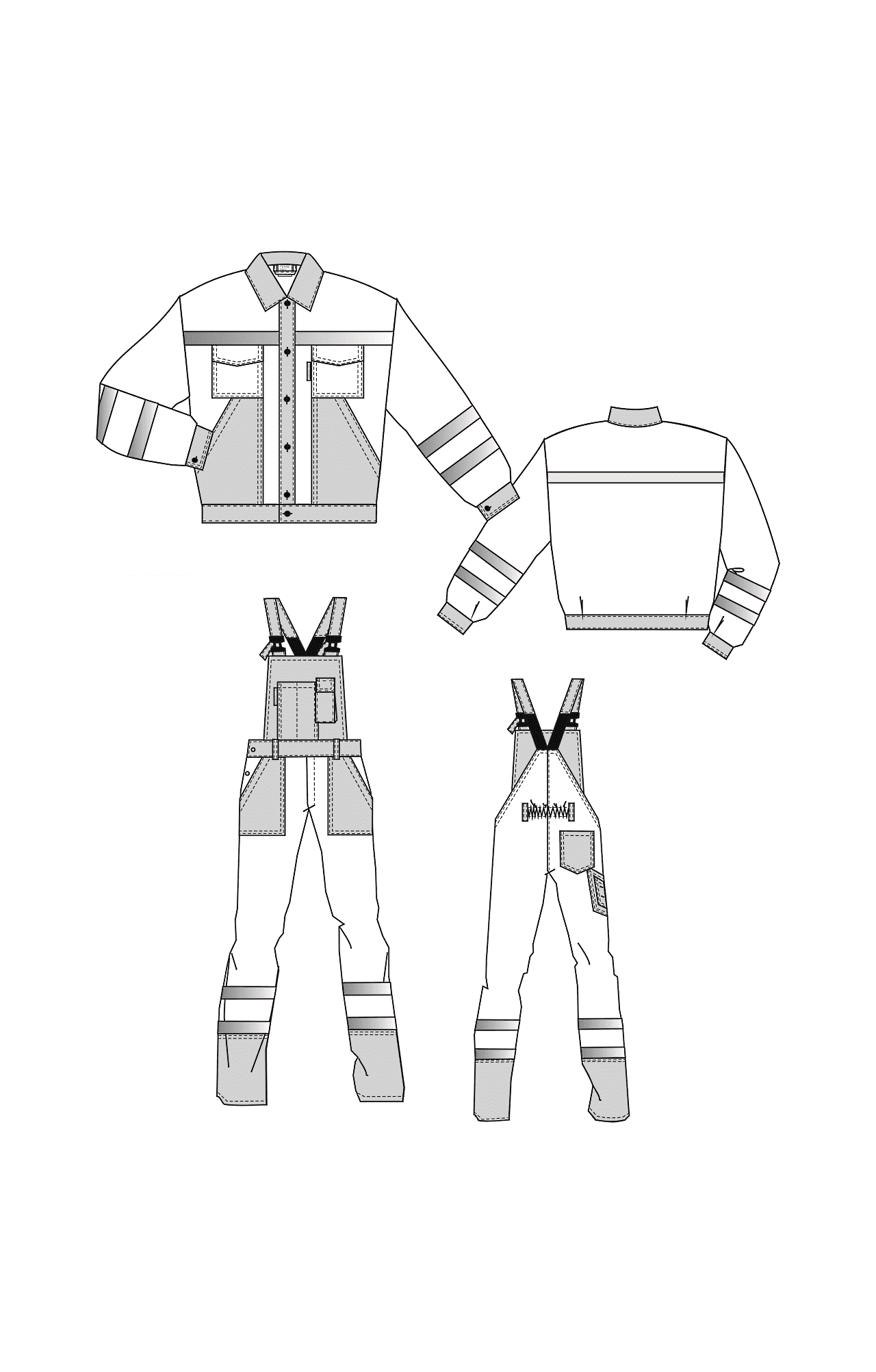 65939 Костюм "Магистраль" с СВП  Летняя спецодежда  размер 48-50/182-188  - Вид №7