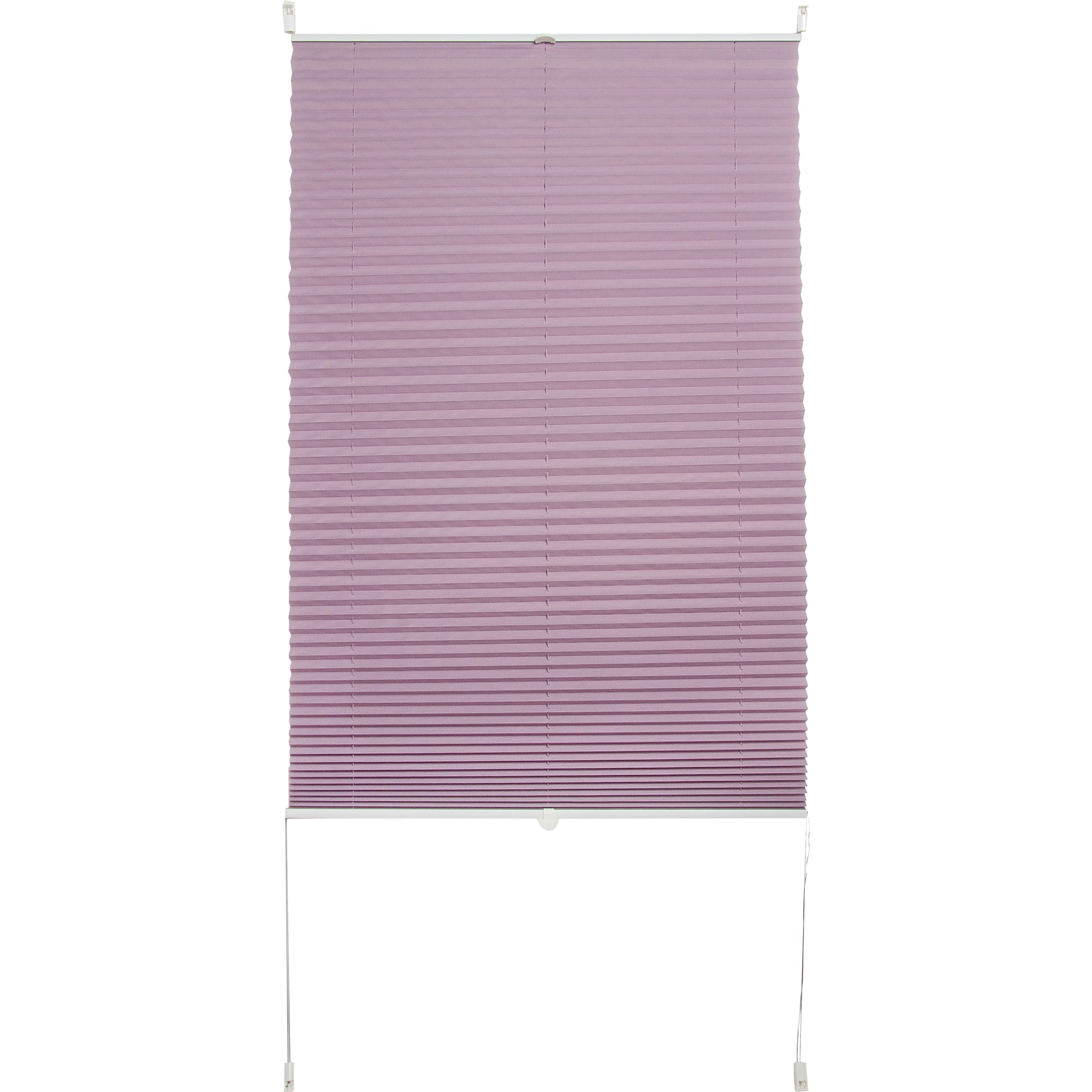 82057310 Штора плиссе «Плайн», 65х160 см, текстиль, цвет сиреневый Santreyd  - Вид №1