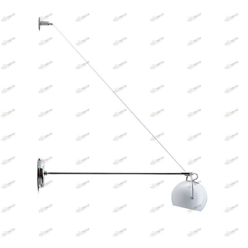 Светильник настенный белый Fabbian D57D0701 FABBIAN  00-3882544 Белый 