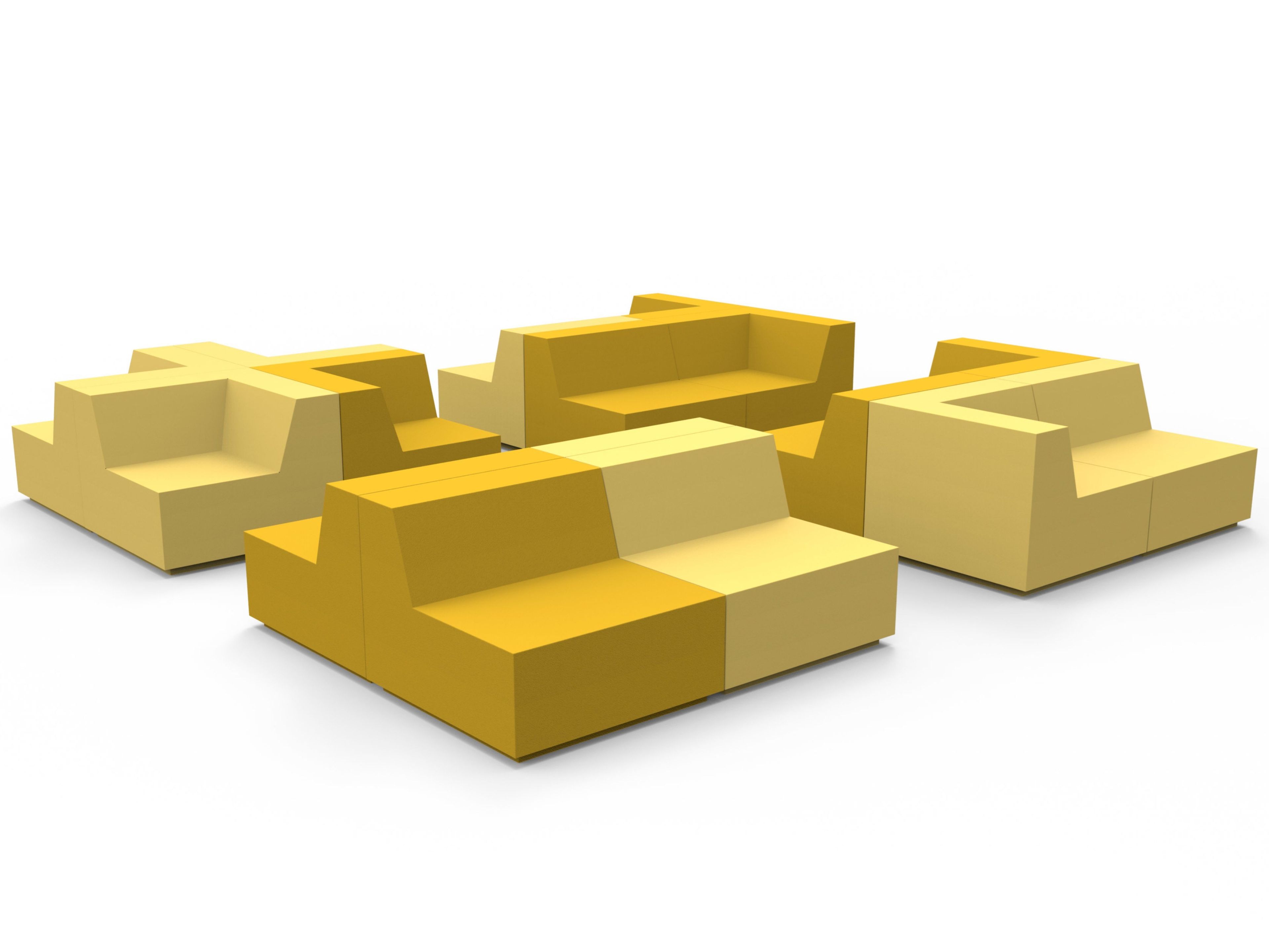 Модульный диван для контракта из пены QM Quinze & Milan Rpbw ARCH-00090123 - Вид №1