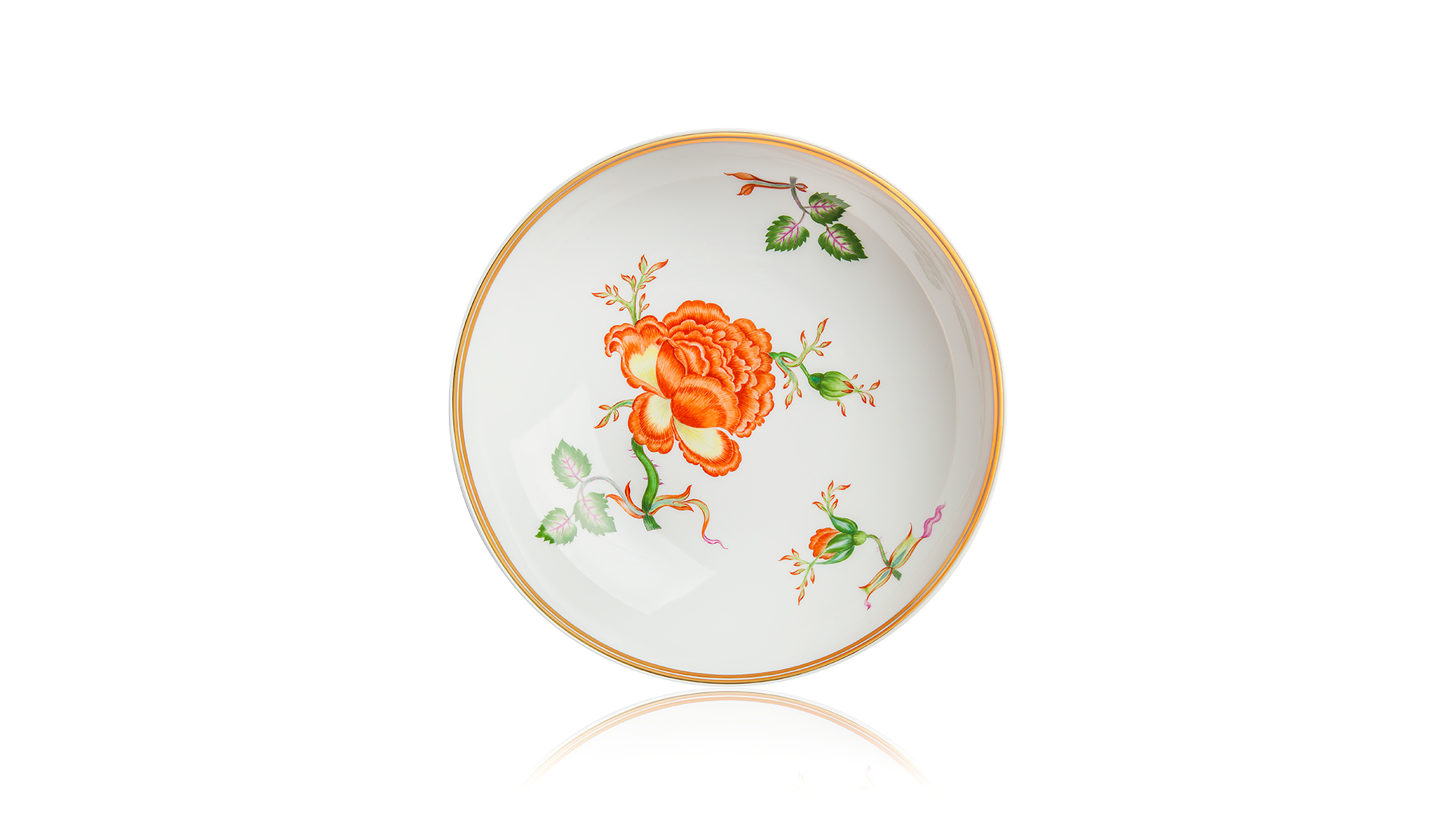 10616799 Meissen Тет-а-тет 2/8 "Форма И" (цветочный орнамент,Э.П.Бёрнер) Фарфор  - Вид №2