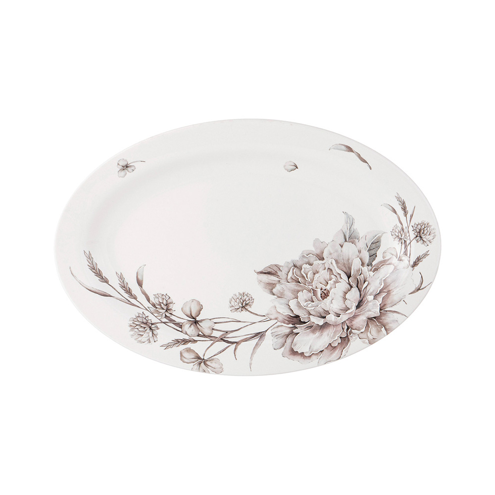 415-2125 Посуда фарфоровая БЛЮДО ОВАЛЬНОЕ LEFARD "WHITE FLOWER" Lefard 