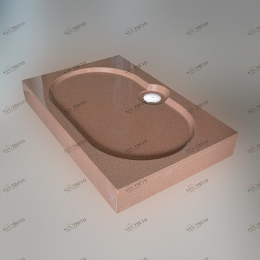 Душевой поддон 120X80X16 СМ Q-ТЕРРАКОТ GUTEWETTER Shower trays 120X80X16СМQТЕРРАКОТ