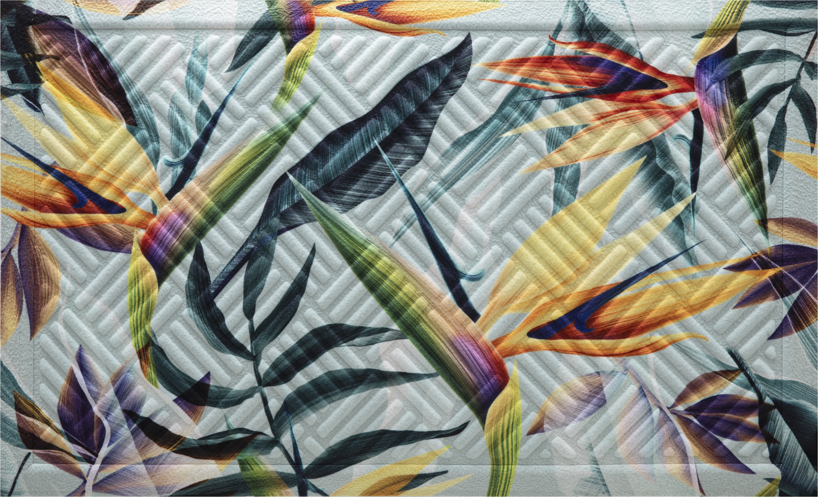 86345482 Коврик Embo Leaf 45x75 см резина STLM-0067971 INSPIRE