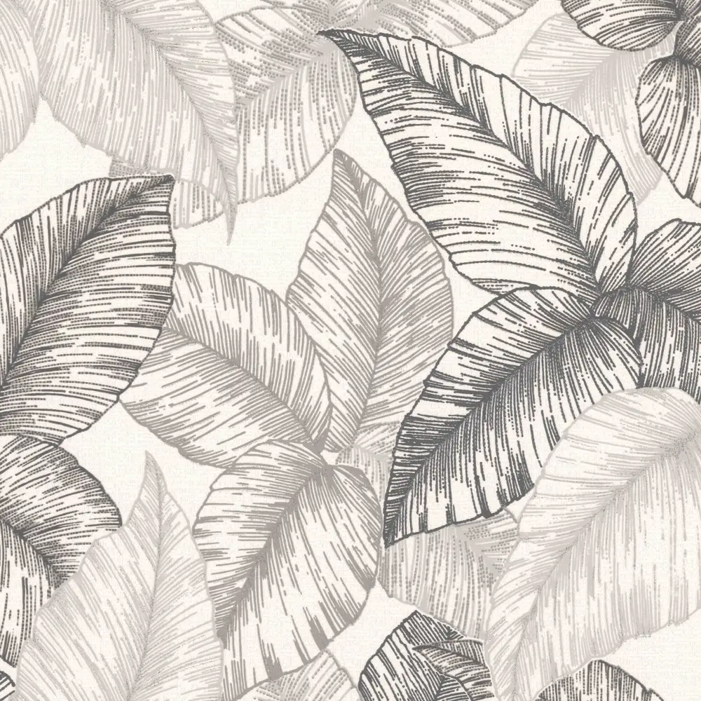 Артекс Флора - флизелиновые обои графитового оттенка для стильного интерьера 86149909 STLM-0066513 - Вид №1