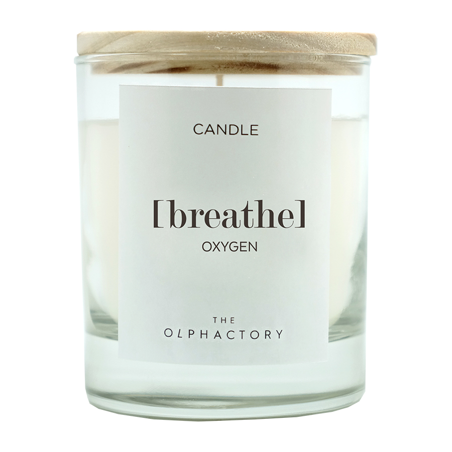 VV402OXTO Свеча ароматическая the olphactory, breathe, Кислород, 40 ч Ambientair 