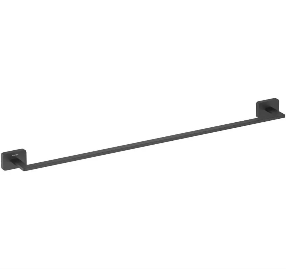 91649782 Держатель для полотенец Aquatek AQ4314MB 9см цвет черный STLM-1003125