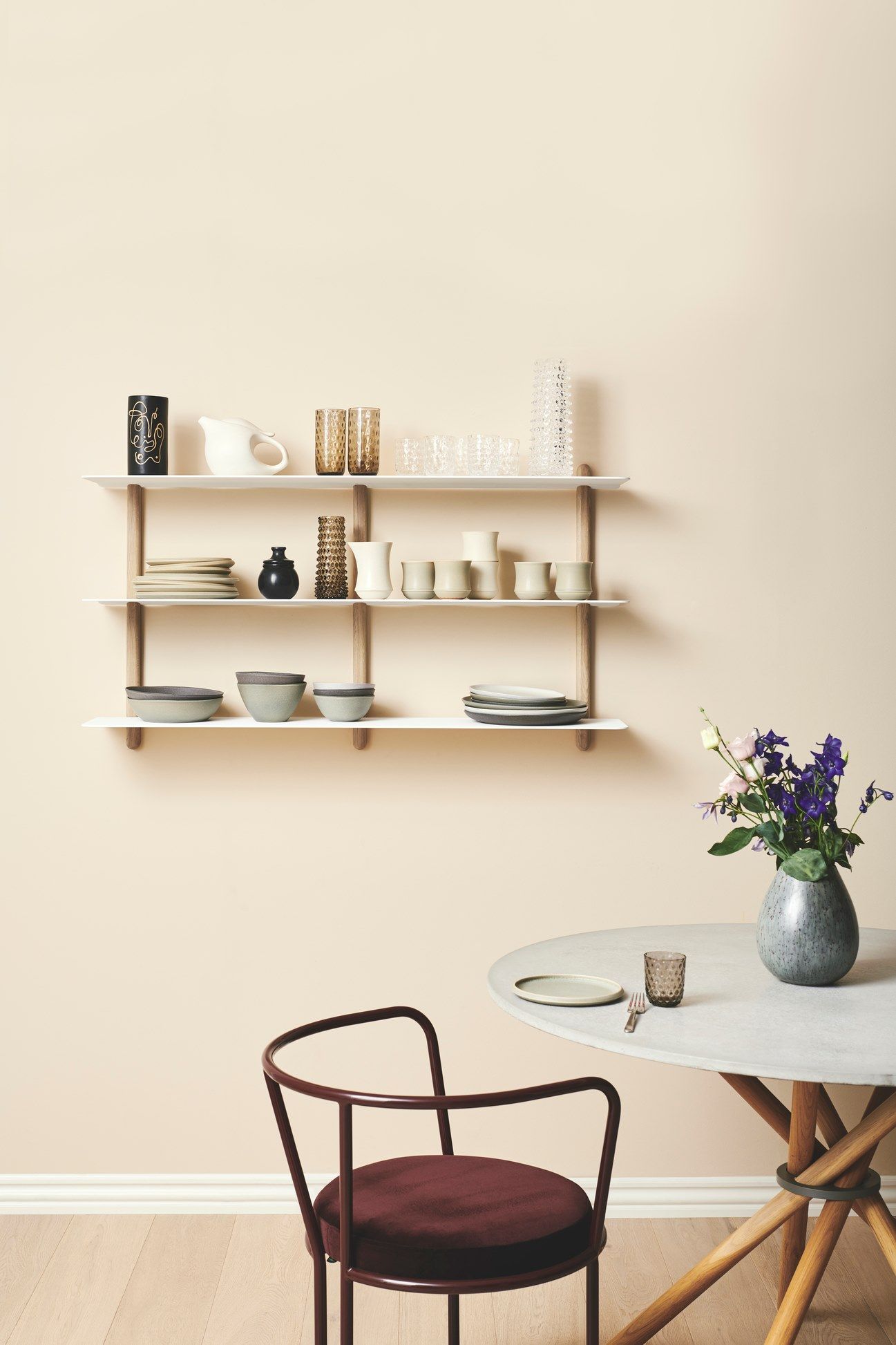 Подвесной книжный шкаф из стали и дерева Gejst Nivo ARCH-00069633 - Вид №2