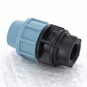 Муфта обжим-В 20 x 3/4" для труб ПНД UNIDELTA
