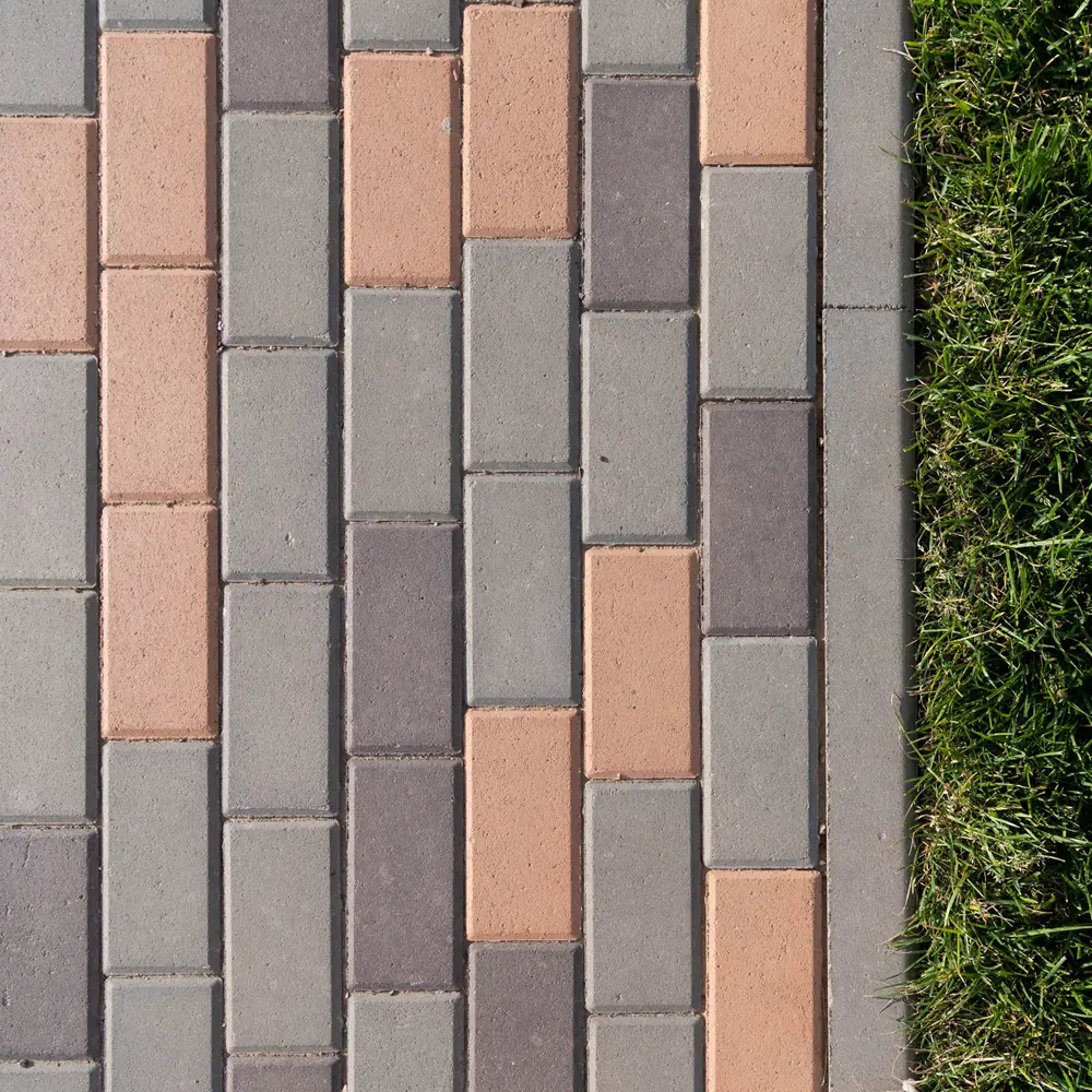 BRAER Серый бетон: тротуарная плитка 200x100 мм для элегантных дорожек 82001769 STLM-0016931 - Вид №8