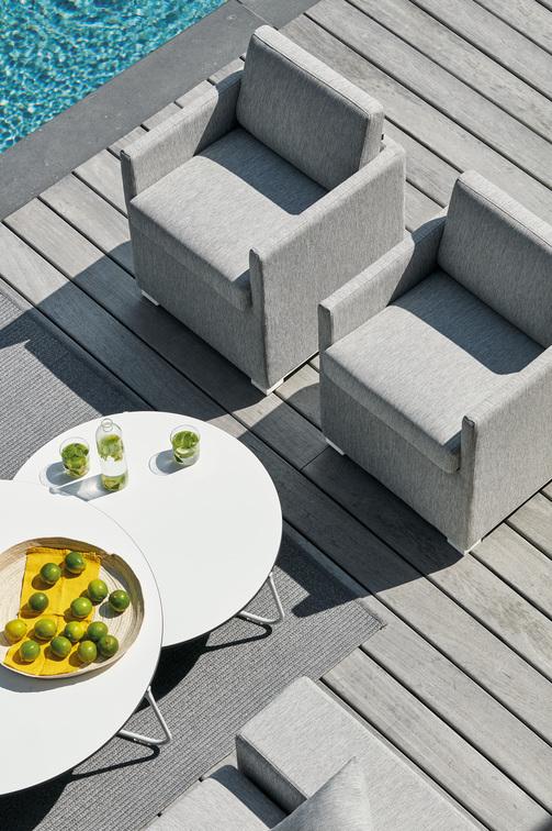 MNST398 Кресло для отдыха lotus smokey 99 Manutti Zendo - Вид №4