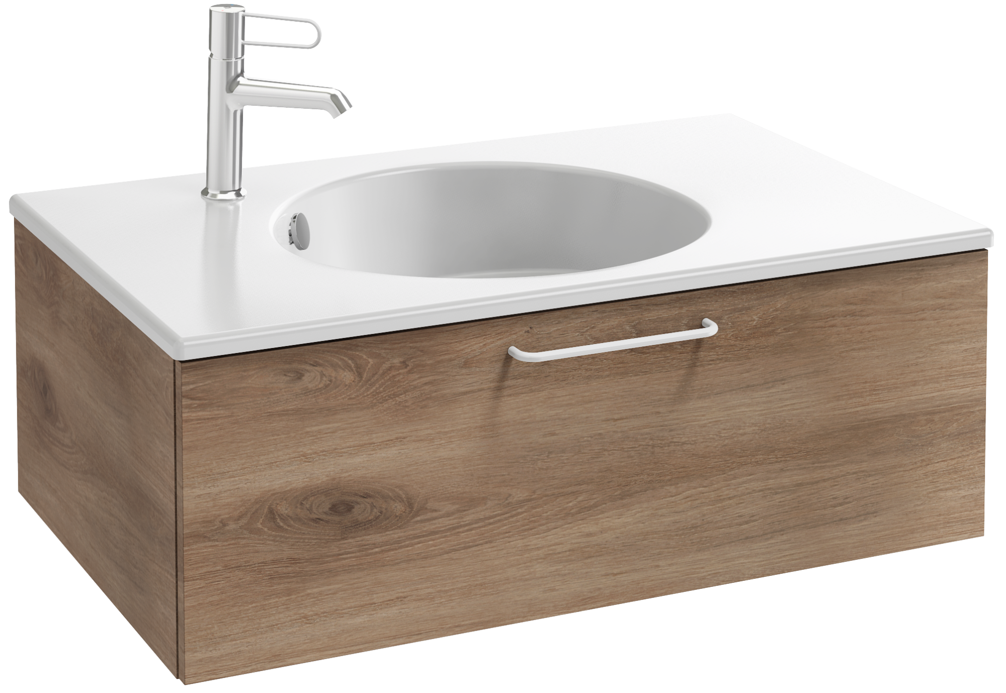 EB2515-R6-N14 Тумба под столешницу 80 см, 1 ящик, белая ручка JACOB DELAFON ODÉON RIVE GAUCHE ODEON RIVE GAUCHE