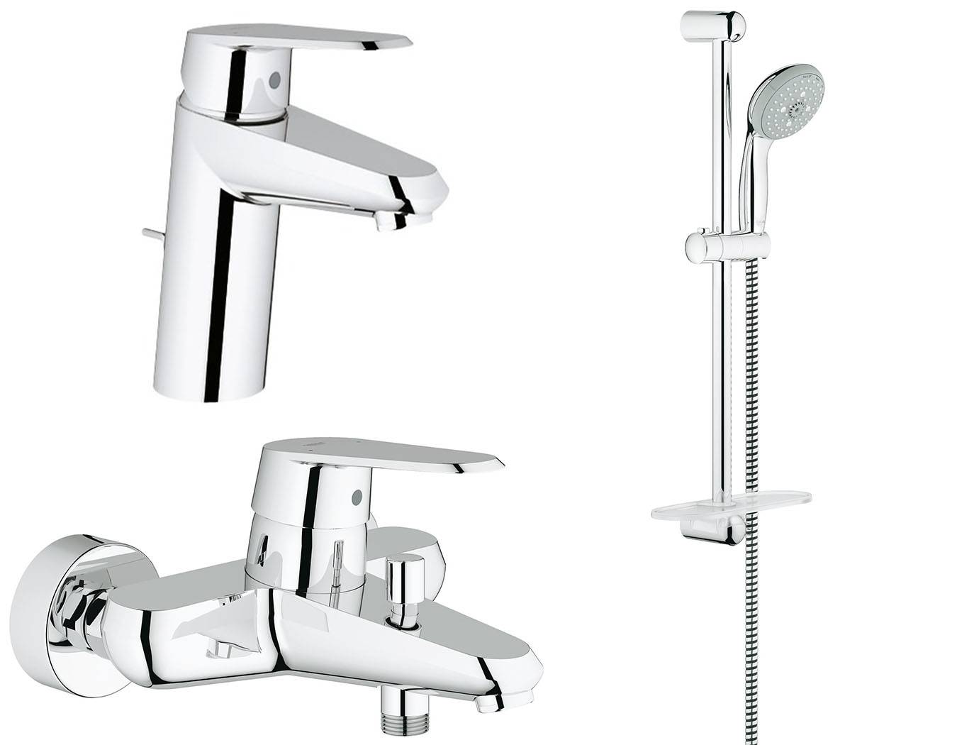 Готовый комплект для ванной комнаты GROHE Eurodisc Cosmopolitan (NB0016)
