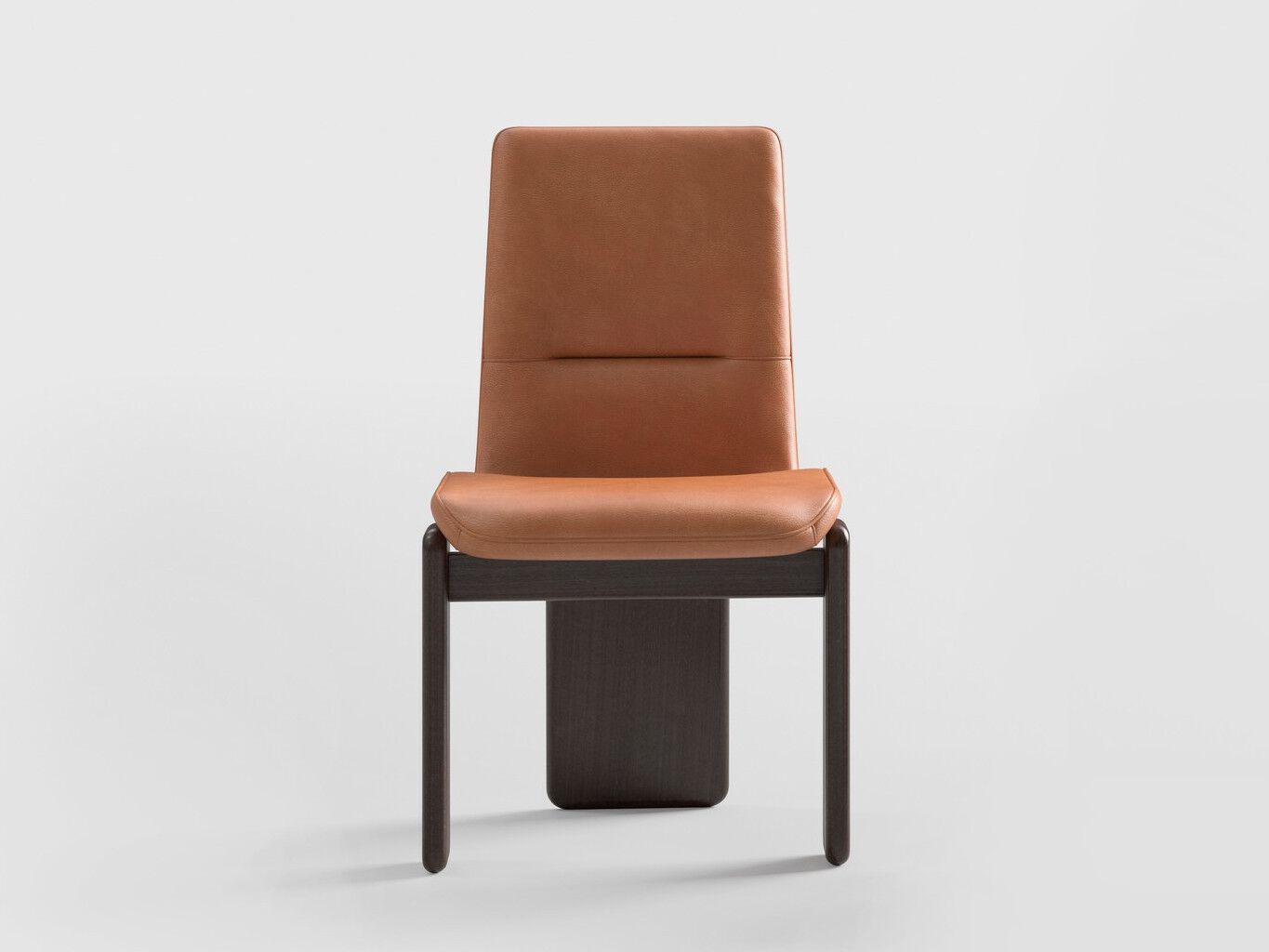 Кожаный мягкий стул без подлокотников CPRN HOMOOD Shapes 2025 ARCH-00056782