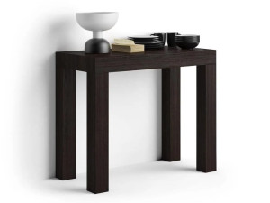 Выдвижная прямоугольная консоль из меламинированного дерева