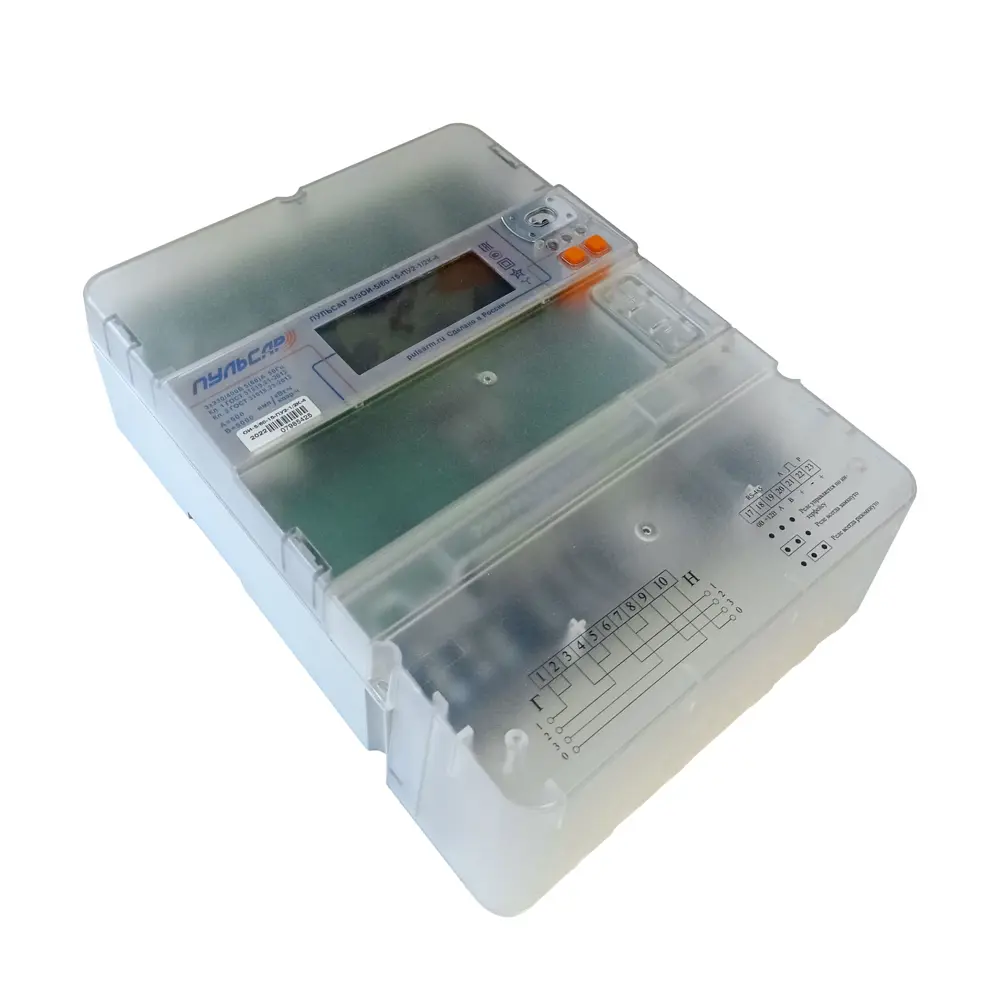 Трехфазный счетчик электроэнергии Пульсар RS-485x3ч 100А трехтарифный 89050456 STLM-1567922 - Вид №1