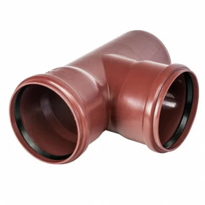 8M3187E110110 SANHA M3-187E тройник, угол 87,5°  DN 100x100 / OD 110x110 мм