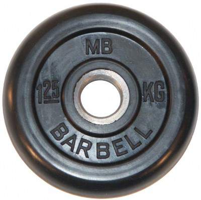 Диск обрезиненый черный mb barbell mb26-1,25 MB Barbell sun-id-2067877