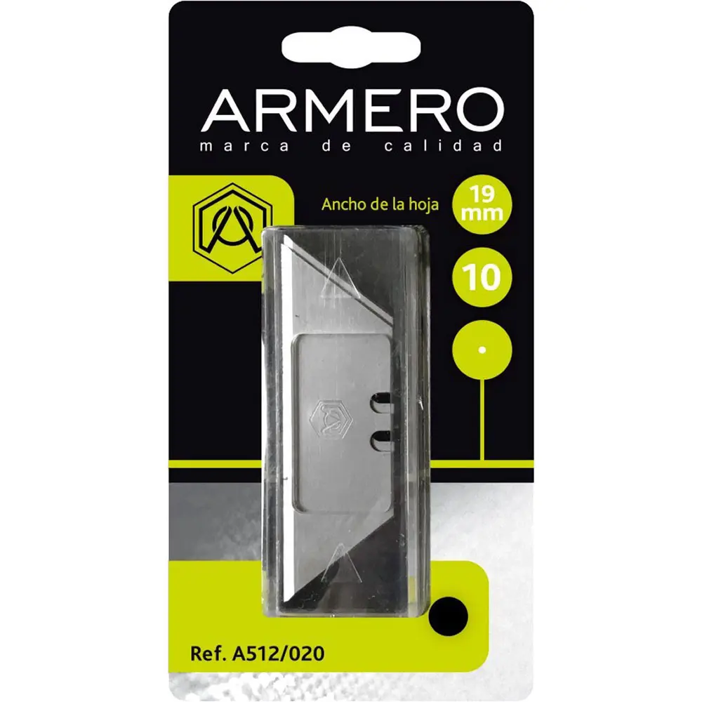 Лезвие трапеция Armero 19 мм, 10 шт STLM-2086882 - Вид №1