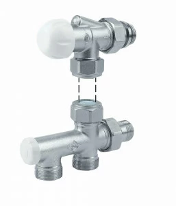 Carlo Poletti KV183_18411Q Комплект переоборудования, прямое соединение для медной или пластиковой трубы.