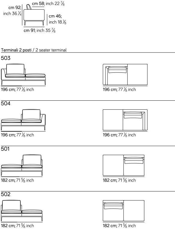 AMURA Модульный угловой диван из ткани Leonard Am024.122+123+022 - Вид №9