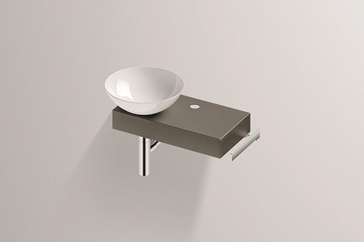 0613001084 Умывальник с тумбой, set.wp.pn1, белая, proshield, глазурованная Alape серия PN (Piccolo Novo) 