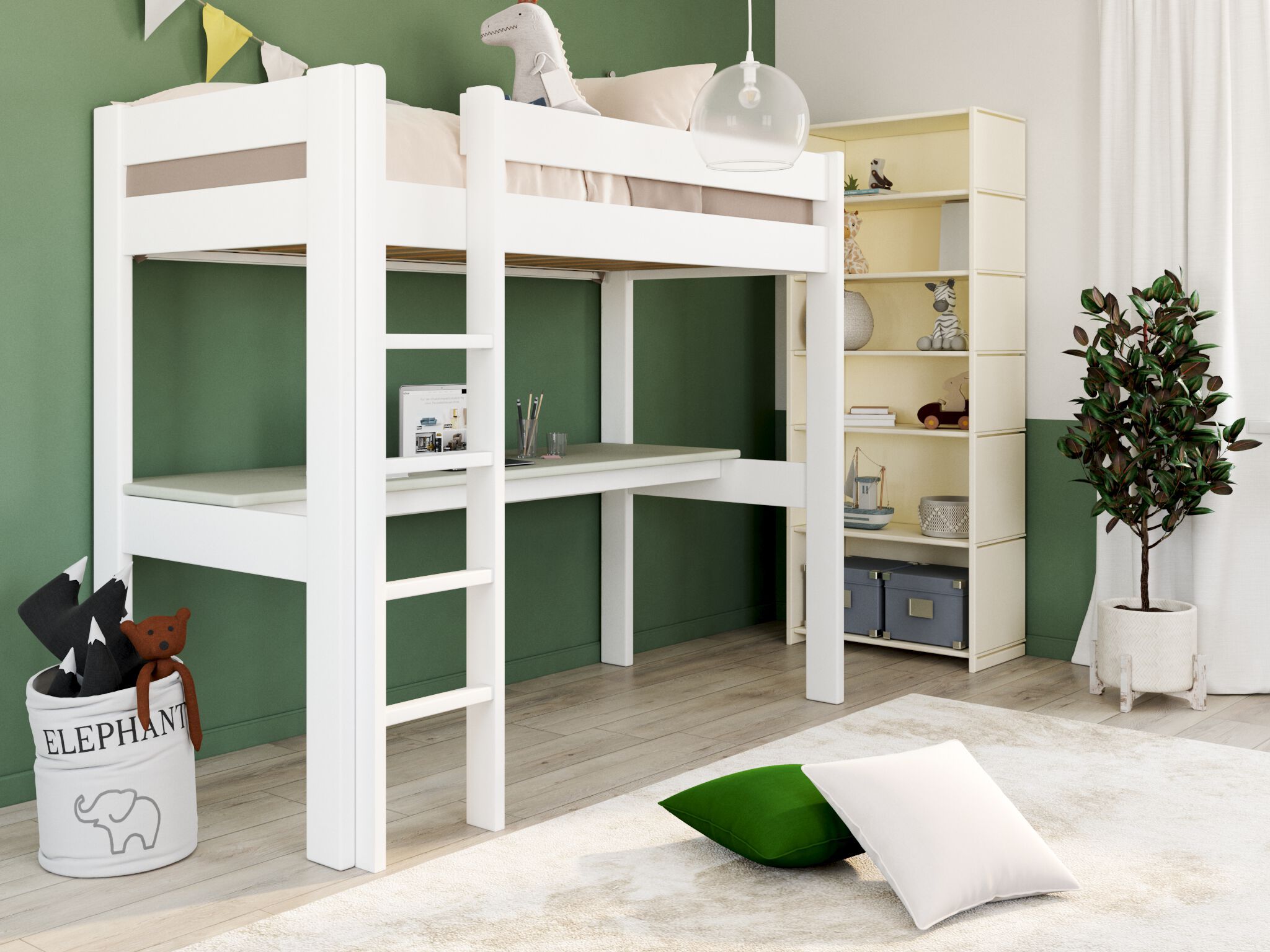 Деревянная кровать-чердак Mathy by Bols DOMINIQUE ARCH-00109932 - Вид №5