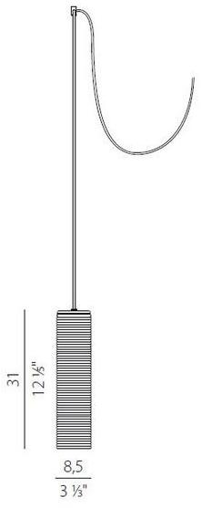 PANZERI Светодиодная подвесная лампа из дутого стекла Clio sun-id-1466945 - Вид №9